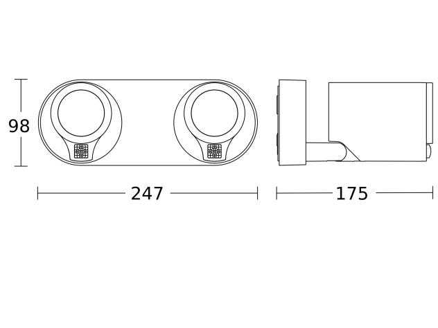 STEINEL Spot DUO SC mit Bewegungsmelder & Bluetooth